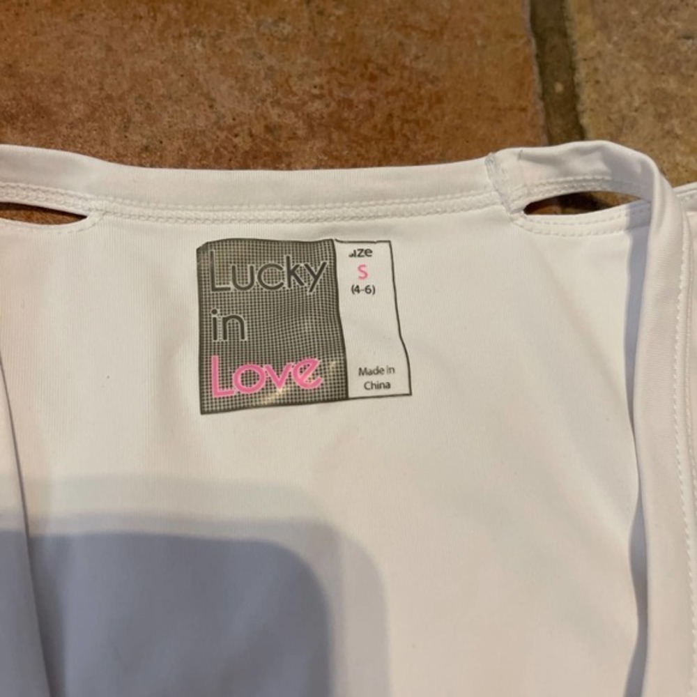Lucky In Love Tennis Tank - Picture 3 of 6